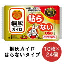 【ポイント5倍 期間限定】【法人・企業様限定販売】 小林製薬 桐灰 カイロ 貼らないタイプ 10枚×24袋 使いすてカイロ 送料無料 06072