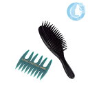 バブロ ポマード BABLO POMADE ヘアブラシ(ブラック) & メッシュコーム(クラシックグリーン)セット【全商品送料無料】(宅急便コンパクト YTC)