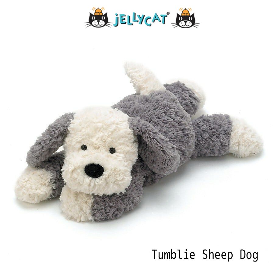 【 正規品 】 Jellycat ジェリーキャット Tumblie Sheep dog TM6SD タンブリーシープドッグ M いぬ 犬 ぬいぐるみ ファーストトイ プレゼント ギフト 出産祝い 赤ちゃん ベビー 月齢フォト男の子 女の子 子供 人気 おしゃれ かわいい 話題 インスタ 誕生日 クリスマス