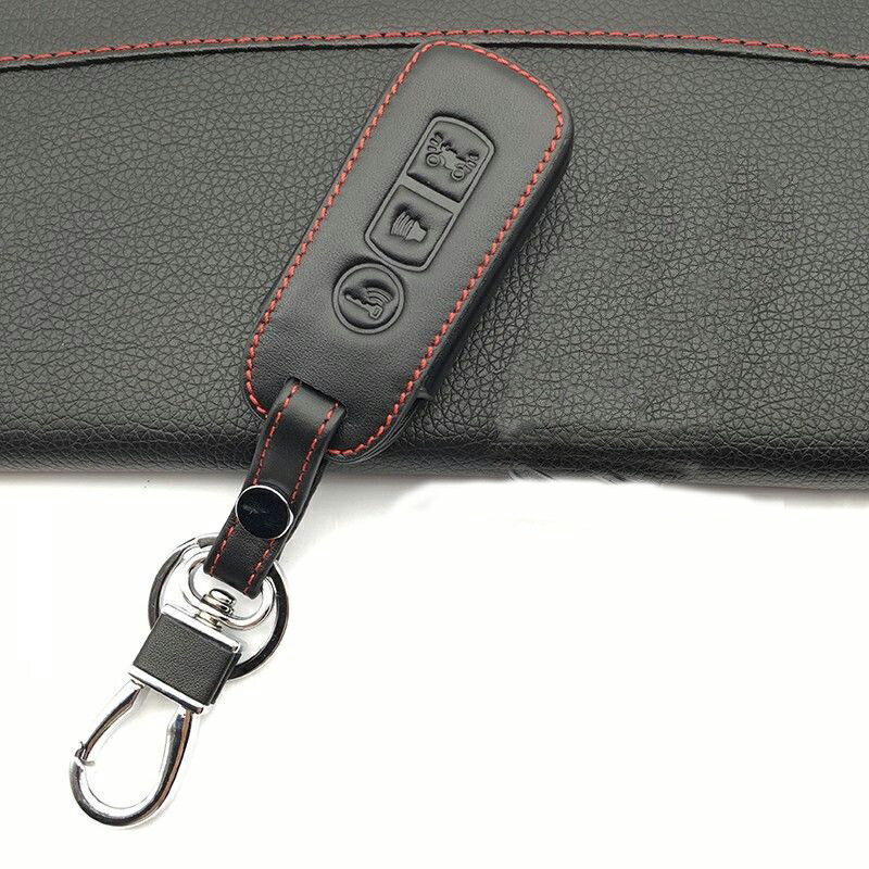 ホンダ/HONDA PCX125/150 レザー リモコン リモート キーレス スマートキーケース 3ボタン スクーター 黒/ブラック 未使用品 送料無料