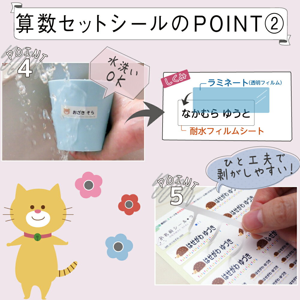 入学準備の必需品 ピンセット付きで算数セットにも貼りやすい 名前シール セットでお得 在庫あり 即納 算数シールセット 算数セット 防水 計算カード アイロン不要 ノンアイロン おなまえシール ネームシール お名前シールラボ 大人 卒園祝い 入学祝い男の子 入学準備