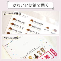 発送方法かわいい封筒で届く