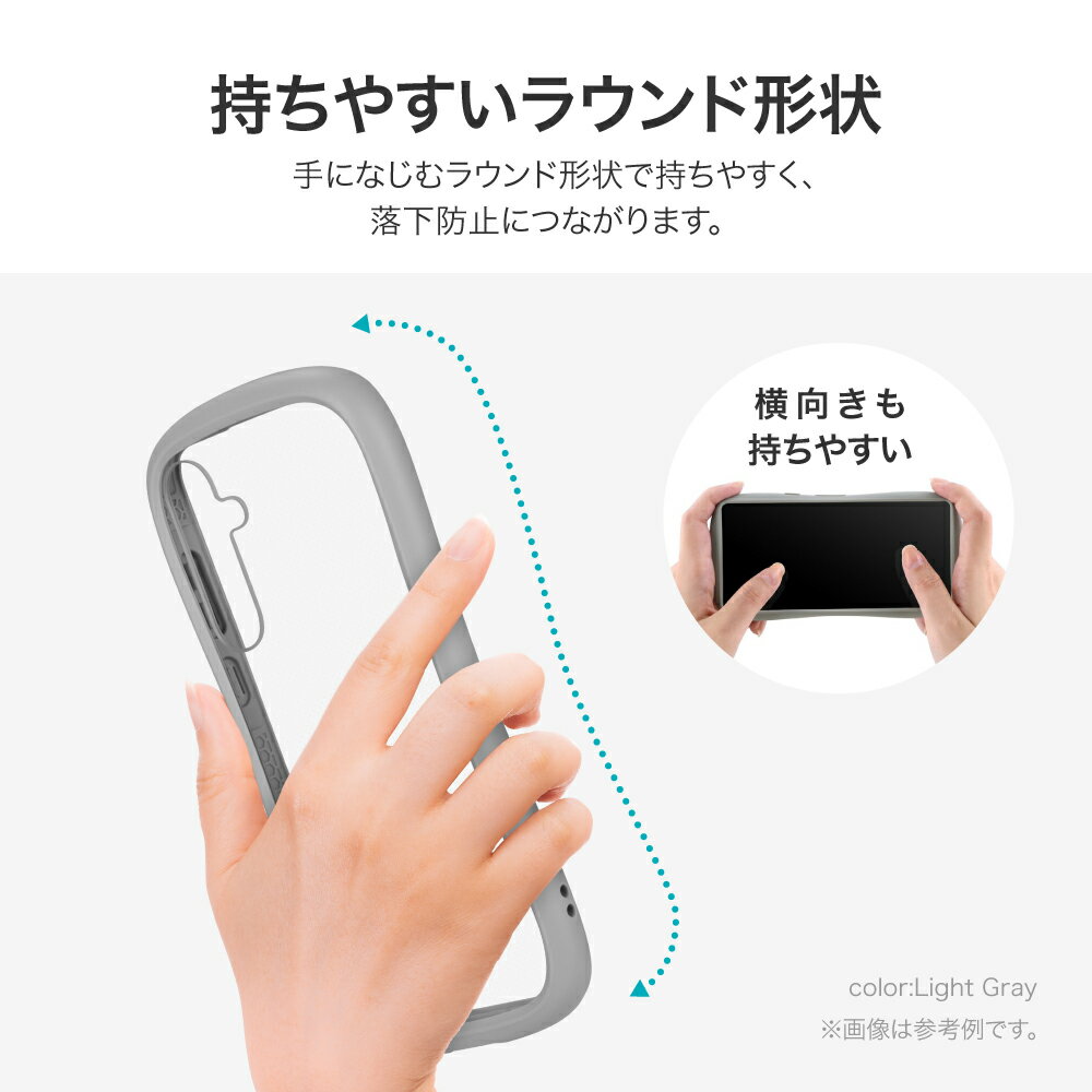 【メール便 送料無料】 LEPLUS NEXT Galaxy A55 5G SC-53E 耐衝撃ハイブリッドケース 「ViAMO fly」 TPU PC 背面クリア ハニカム構造 ストラップホール 保護 カバー LN-24SG3VMF 2