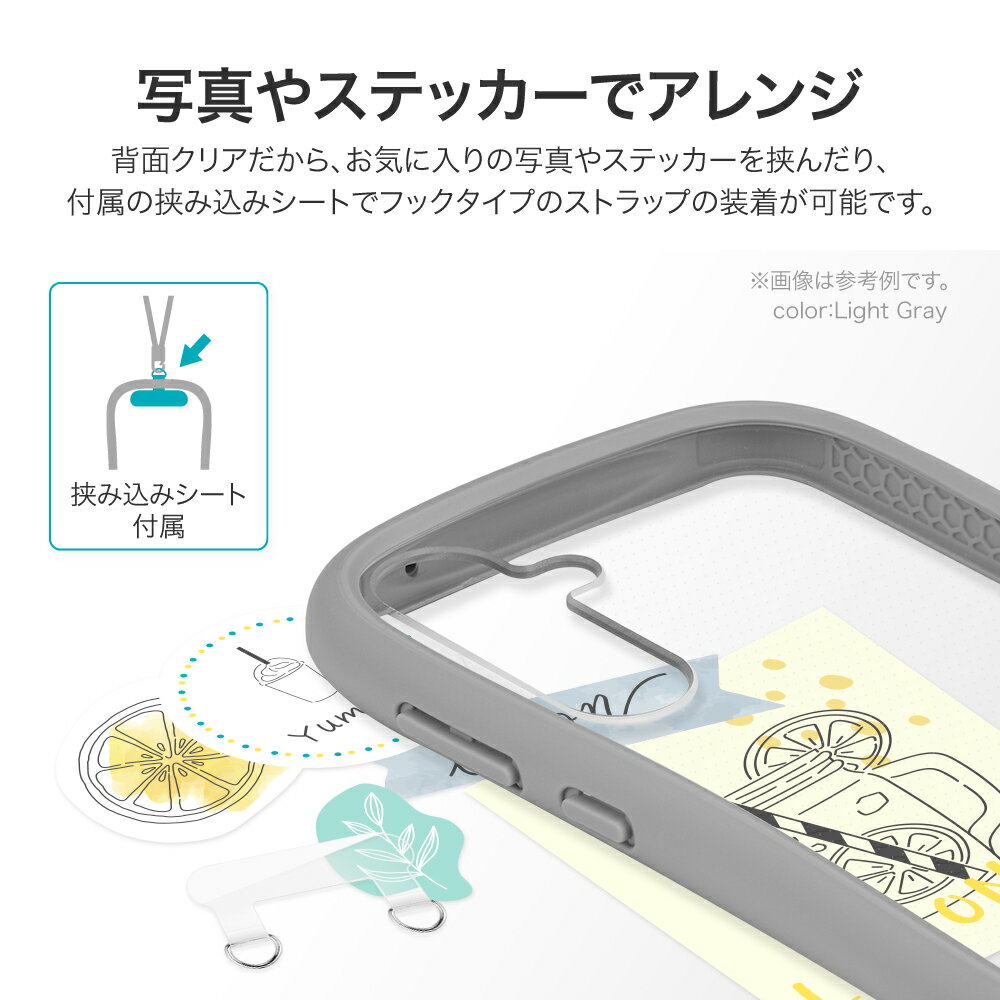【メール便 送料無料】 LEPLUS NEXT Galaxy A55 5G SC-53E 耐衝撃ハイブリッドケース 「ViAMO fly」 TPU PC 背面クリア ハニカム構造 ストラップホール 保護 カバー LN-24SG3VMF 3