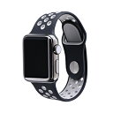 【5/10はP最大6倍 】【メール便 送料無料】Apple Watch 38mmケース用バンド 付替専用ベルト Series 1/Series 2/Series 3 バンド パウチングタイプ ブラック