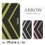 ڥ᡼ ̵iPhone 6 iPhone 6S  С Ģ [ARROW] ǥPU쥶 եåץ ե6s