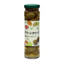 グリーンオリーブ 瓶 140g【 ピクルス オリーブおつまみ 種入り グリーン オリーブ 小豆島 オリーブ園 】