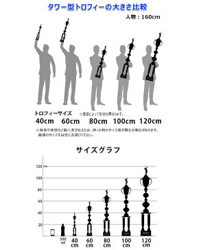 トロフィー 1本柱 68.5cm 8サイズ 88種目 人形付 紅白リボン付 名入れ 表彰 記念品 賞品 大会 コンペ イベント 優勝トロフィー トロフィ ゴルフ 野球 サッカー オレンジ《文字入無料》【YTR-02366 Aサイズ】高さ：68.5cm #B 9