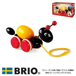 ローリングエッグとアリさん 30367 おもちゃ 知育玩具 プルトーイ 木製玩具 BRIO ブリオ