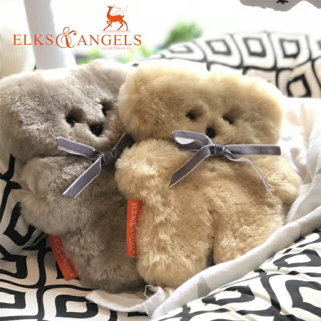 ELKS&ANGELS Little caddle bear (くまさんのぬいぐるみ小)