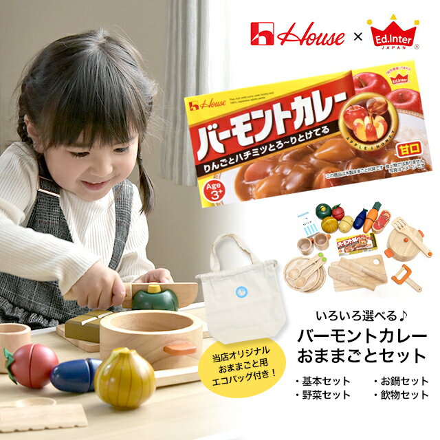 いろいろ選べる♪バーモントカレー基本セット おままごとセット エドインター 知育玩具 教育玩具 ごっこ遊び ギフトセット 誕生日プレゼント クリスマスプレゼントのサムネイル