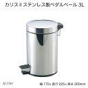 カリス2(ツー) ステンレス製ペダルペール3L H-2283 ゴミ箱 ダストボックス くずかご 生活雑貨 日用雑貨