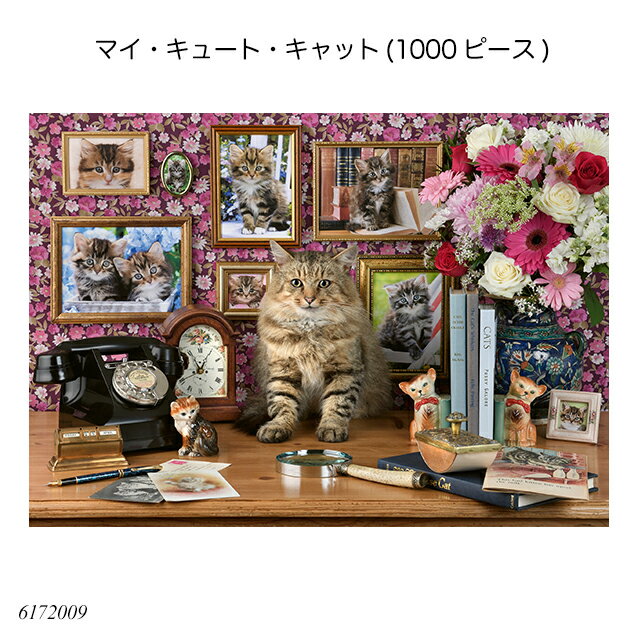 ブリオ 知育玩具 マイ・キュート・キャット(1000ピース) 6172009 ジグソーパズル 大人向けパズル アドバンスト 上級者用 知育玩具 ラベンスバーガー Ravensbuger BRIO ブリオ