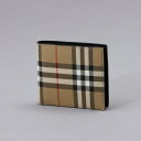 バーバリー BURBERRY 2つ折財布 財布 折り財布 チェック ベージュ 8065636 137956 A7026 MS CC BILL COIN ARCHIVE BEIGE レディース