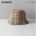 バーバリー BURBERRY 帽子 ベージュ チェック バケットハット バケハ ハット 高級 8026927 MH 2 PANEL BUCKET HAT A7026 ARCHIVE BEIGE ユニセックス メンズ レディース