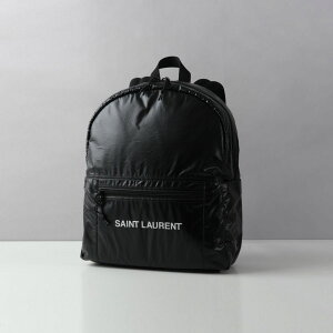 サンローラン SAINT LAURENT バックパック ブラック リュック ナイロン デイバッグ 無地 黒 ブランド 高級 623698 BACKPACK HO27Z 1054 BLACK ユニセックス メンズ レディース