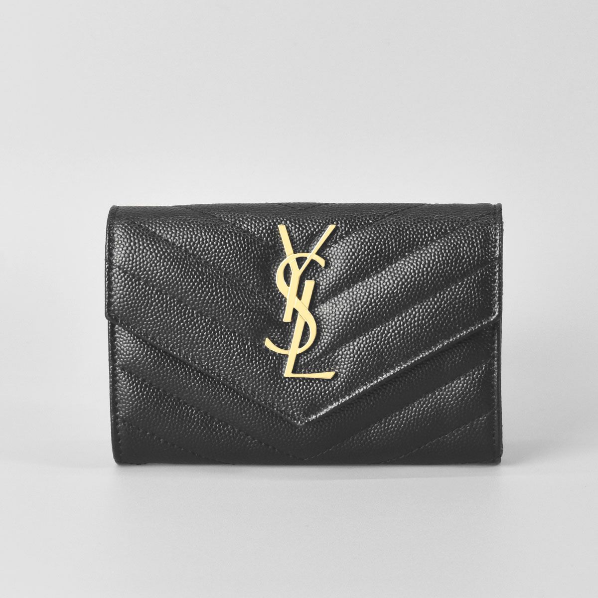 サンローランパリ SAINT LAURENT PARIS 名刺入れ カードケース レディース ブラック 414404 BOW01 1000