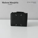 メゾン マルジェラ 二つ折り財布 メンズ メゾン マルジェラ MAISON MARGIELA 2つ折り財布 ブラック 財布 二折り シンプル 小銭入れ付 コンパクト レザー ブランド 高級 黒 SA1UI0009 WALLET FLIP FLAP MEDIUM P4806 T8013 BLACK ユニセックス メンズ レディース