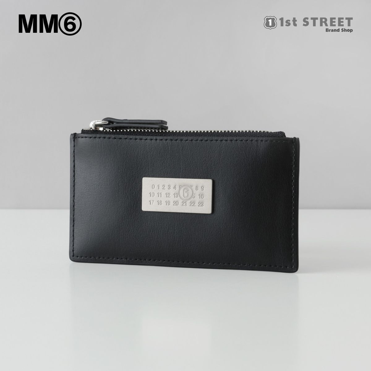 メゾン マルジェラ ミニ財布 メンズ エムエム 6 メゾン マルジェラ MM6 MAISON MARGIELA フラグメントケース 財布 カードケース 小銭入れ ミニ財布 レザー 本革 おしゃれ ブランド エムエムシックス ブラック BLACK T8013 P6189 SA5UI0016 NUMERIC BIFOLD WALLET ユニセックス レディース メンズ