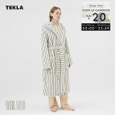 テクラ TEKLA バスローブ フード付 フーデッド ストライプ タオル生地 コットン オーガニック ブランド HOOD BATHROBES STRIP ユニセ...