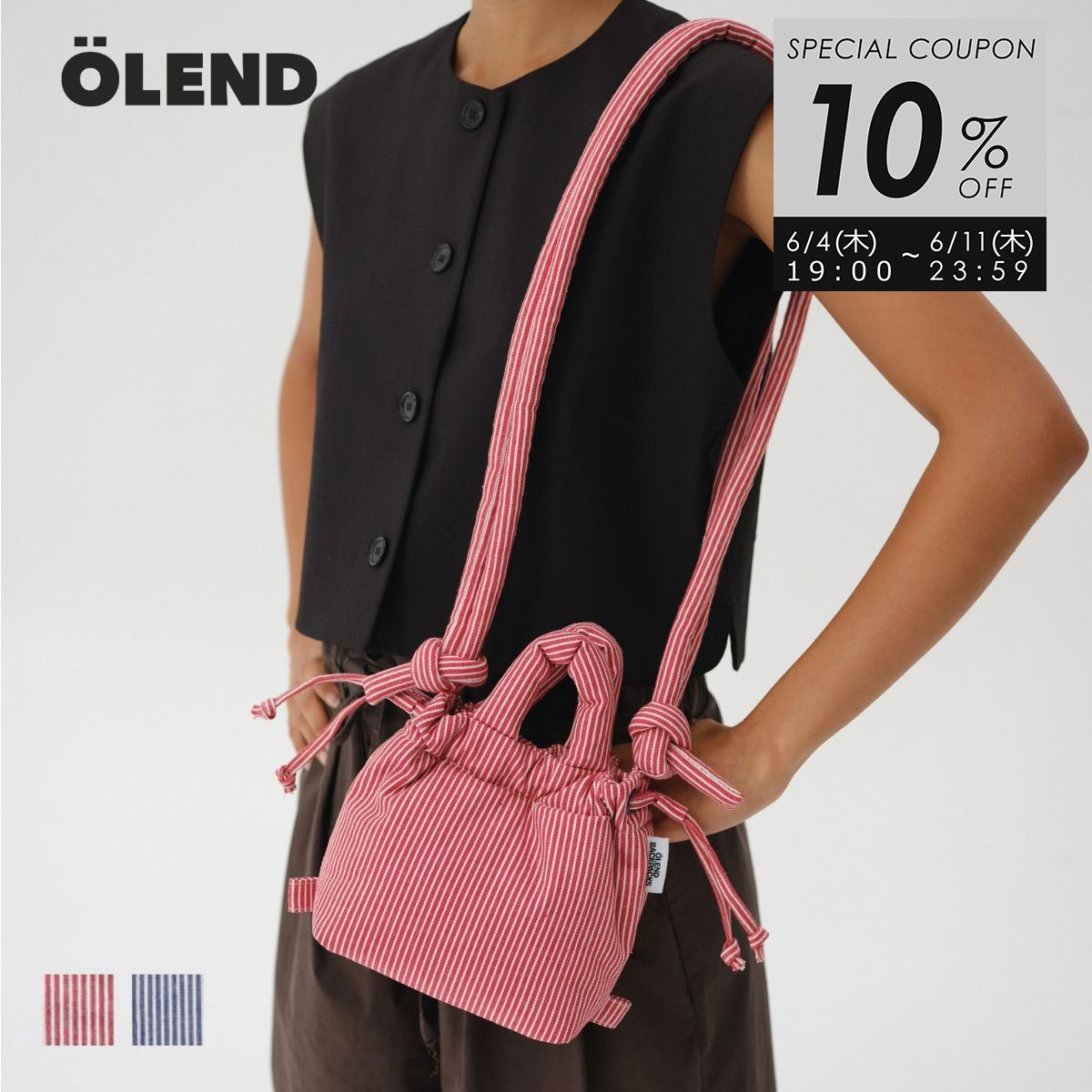 オレンド OLEND ショルダーバッグ ハンドバッグ バッグ マイクロオナ ソフトバッグ トートバッグ リュック バックパック 3way 軽量 軽い コットン MICRO ONA SOFT BAG オーレンド レディース メンズ ユニセックス