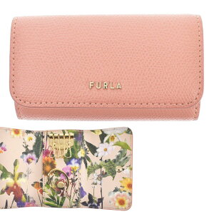 フルラ FURLA キーケース 4連 花柄 バビロン FURLA BABYLON KEYCASE ピンク系 POMPELMO+TONI BALLERINA int. レディース RAC5UNO BX0609