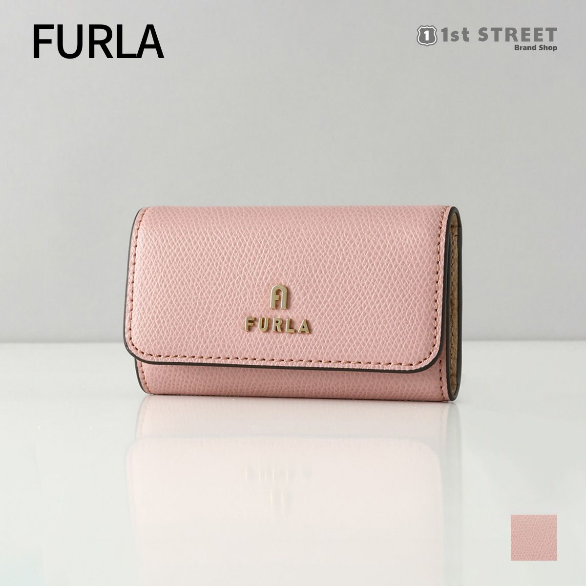 フルラ キーケース フルラ FURLA キーケース コインケース コインケース チェーン付 コンパクト ファスナー 4連 おしゃれ ブランド 高級 WR00436 ARE000 FURLA CAMELIA KEYCASE レディース