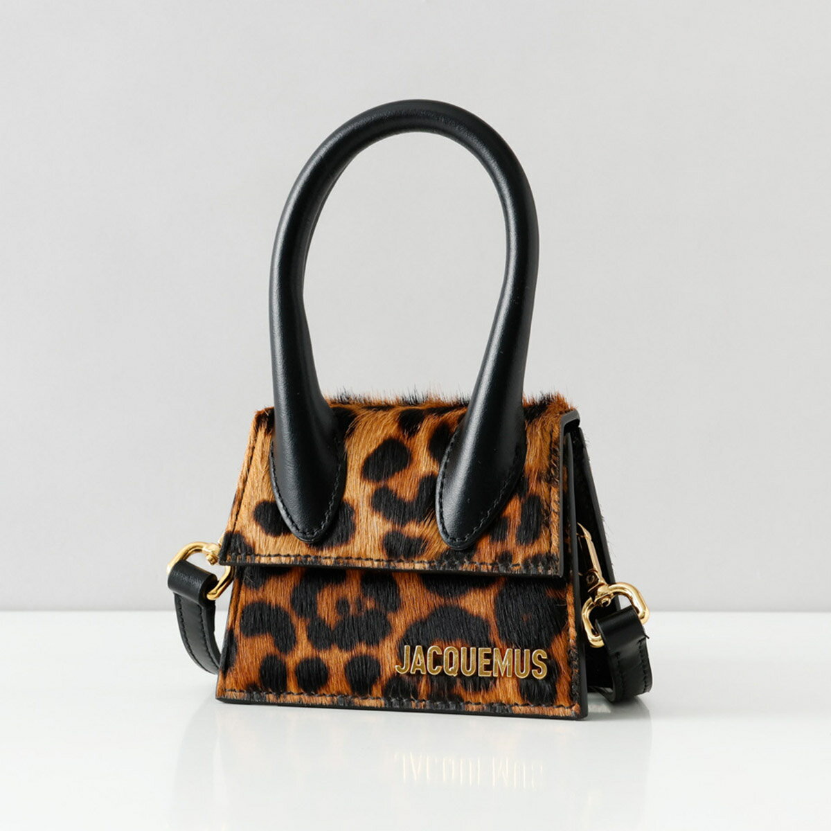 乐天商城 - ジャックムス JACQUEMUS バッグ ハンドバッグ レオパード PRINT LEOPARD BROWN ショルダー 2way ル・チキート ブラウン 人気 おしゃれ ブランド 高級 213BA001 3168 8BQ WOMEN-BAGS-TOP HANDLE レディース ★