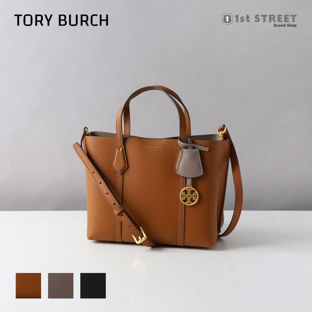 トリーバーチ トートバッグ レディース トリーバーチ TORY BURCH トートバッグ ペリー ハンドバッグ ショルダーバッグ 2way レザー ロゴ 81928 PERRY レディース