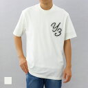 ワイスリー Y-3 Tシャツ OFF WHITE ホワイト GFX SS TEE ボクシー ティーシャツ ルーズフィット クルーネック ヨウジヤマモト アディダス おしゃれ ブランド 高級 IT7522 メンズ レディース ユニセックス