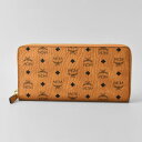 GV[G MCM Ehz BZgX EhWbv Y fB[X L MXLAAVI01 VISETOS ORIGINAL ZIPPED WALLET LARGE CO001 COGNAC