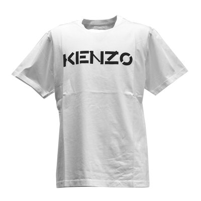 ケンゾー KENZO メンズTシャツ 半袖 メンズ ロゴ ブランドロゴ プリント クラシックTシャツ ホワイト FA65TS0004SJ KENZO LOGO CLASSIC T-SHIRT 01B WHITE