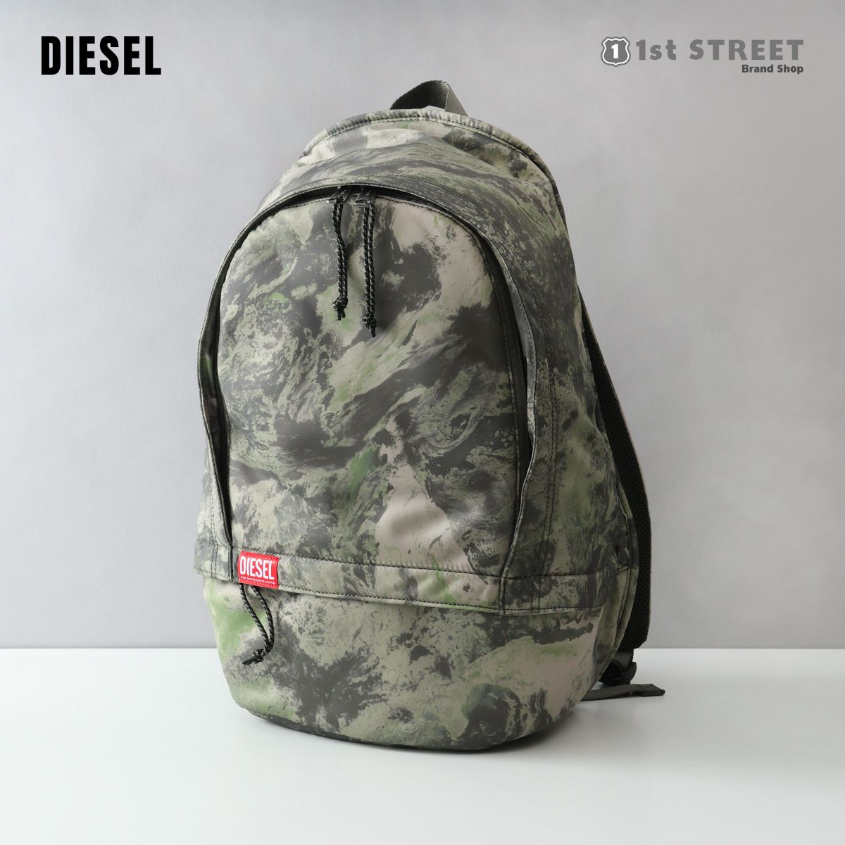 ディーゼル DIESEL バックパック バッグ リュック デイバッグ カモフラ グリーン系 通勤 通学 人気 おしゃれ ブランド 高級 カモフラージュ T7459 P5585 X09371 RAVE BACKPACK X BACKPACK メンズ ユニセックス レディース