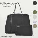 ウィローベイ WILLOW BAY トートバッグ ネオプレン マザーズバッグ 軽量 ポーチ付き DAYDREAMER NEOPRENE レディース