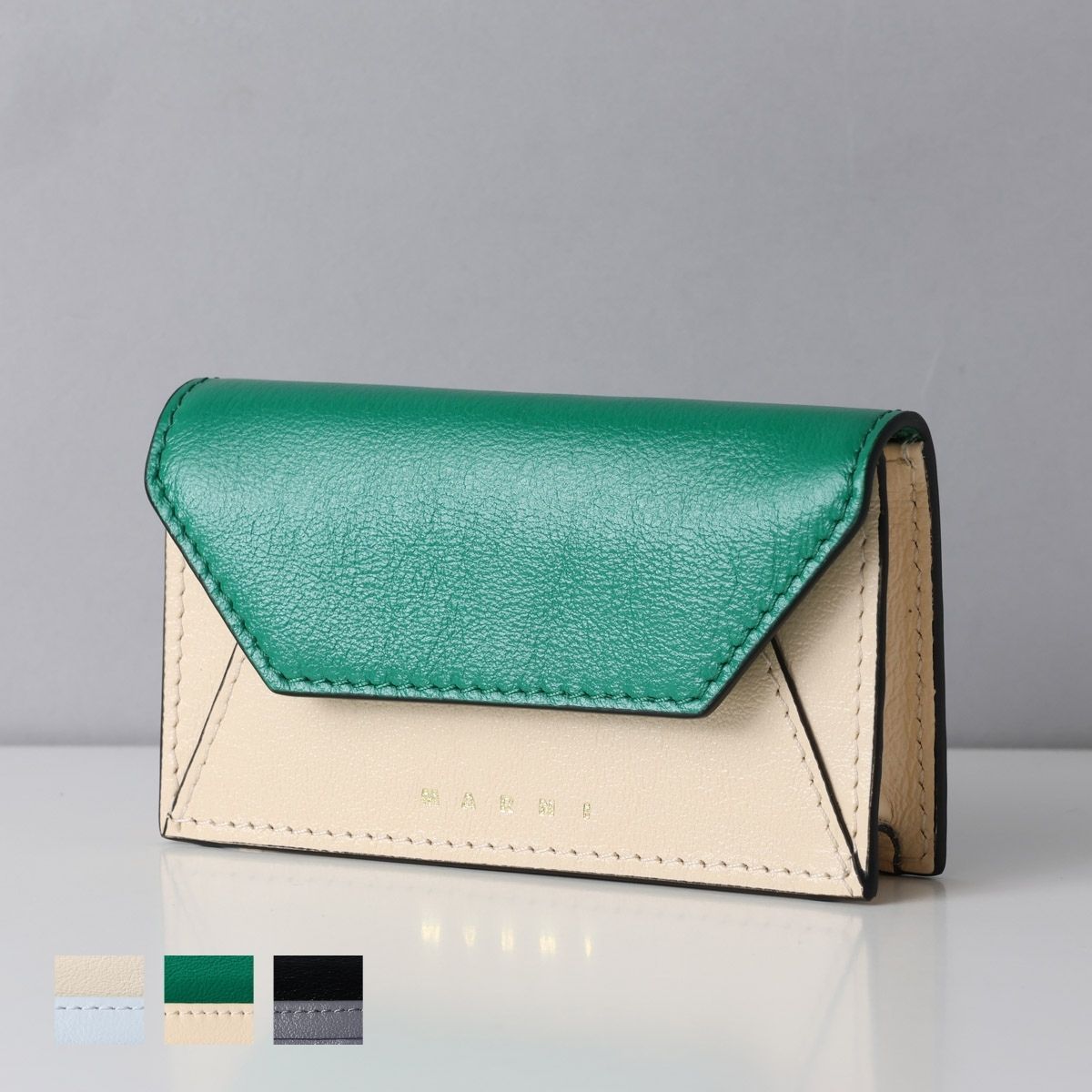 マルニ MARNI 名刺入れ カードケース コンパクト バイカラー おしゃれ 人気 ブランド PFMO0074U0 P2644 BUSINESS CARD CASE ユニセックス メンズ レディース