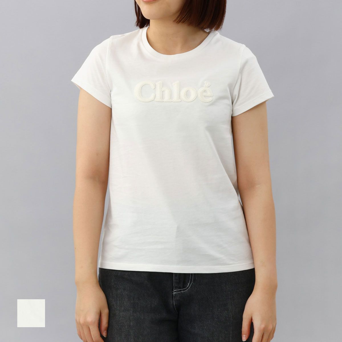 【5/10限定！2人に1人が当選★エントリーで最大100％ポイントバック】クロエキッズ CHLOE KIDS Tシャツ クロエ Chle ガールズ キッズ 子供 コットン 高級 C15E35/117 KID GIRL レディース