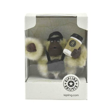 キプリング KIPLING チャーム トラベラーモンキー キーホルダー レディース メンズ ベージュ ギフト KI6868 TRAVELER MONKEY 14G SILVER BEIGE C