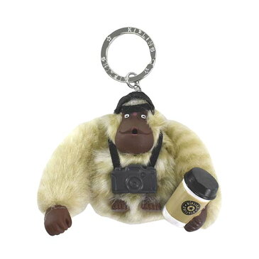 キプリング KIPLING チャーム トラベラーモンキー キーホルダー レディース メンズ ベージュ ギフト KI6868 TRAVELER MONKEY 14G SILVER BEIGE C