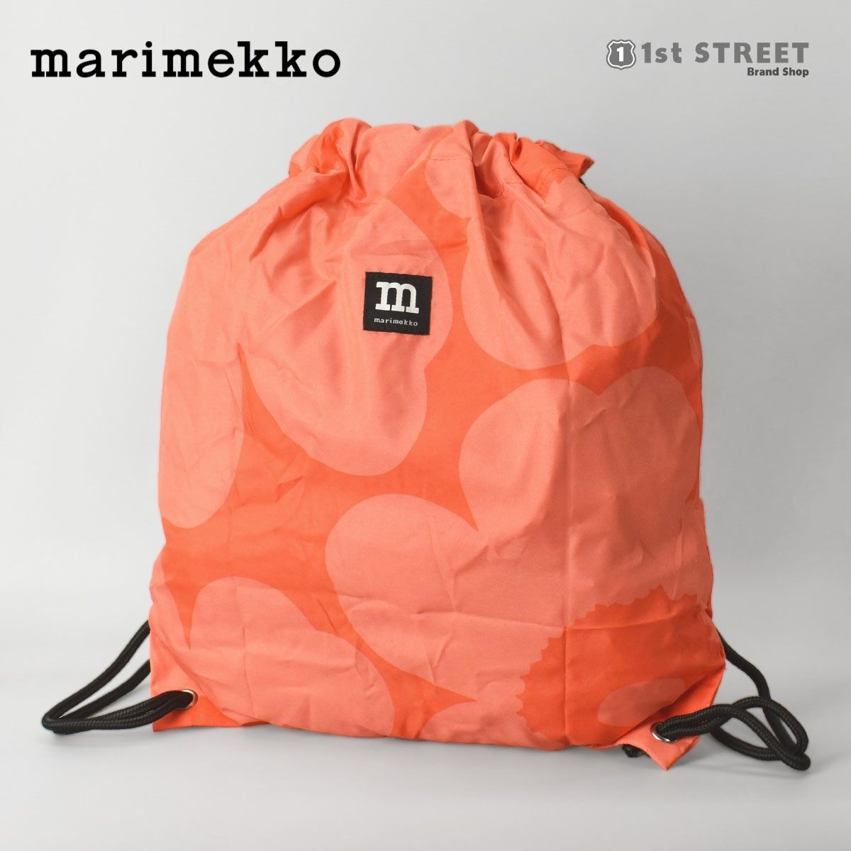 マリメッコ マリメッコ MARIMEKKO バックパック リュック バッグ UNIKKO ウニッコ レッド/ピンク オレンジ系 091672 033 SMARTSACK UNIKKO BAG RED/PINK レディース【ネコポスOK(2点まで)】