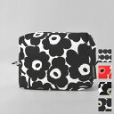 マリメッコ MARIMEKKO ポーチ メイクポーチ ファスナー付 ウニッコ 花柄 ラシィマット 001 レッド 190 ホワイト ブラック MINI UNIKKO RASYMATTO 047197 070530 071295 047246 レディース