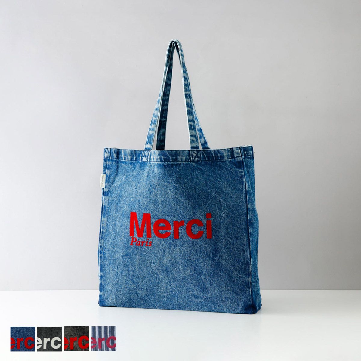 【Merci】コットンラージバッグ 紫/ピンク/水色/ベージュ/黒系 楽天市場】merci トートバッグ(レディースバッグ|バッグ