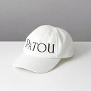 パトゥ PATOU キャップ ホワイト 帽子 ロゴ 刺繍 コットン AC040 090C HATS CREAM レディース