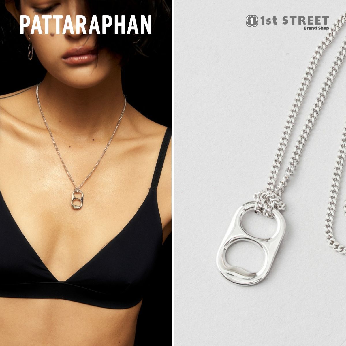 乐天商城 - 【アウトレット】【正規販売店】パッタラパン PATTARAPHAN ネックレス ペンダント ジュエリー スターリングシルバー ブランド タイ発 3-N01 PRESSURE PENDANT NECKLACE レディース メンズ ユニセックス ★
