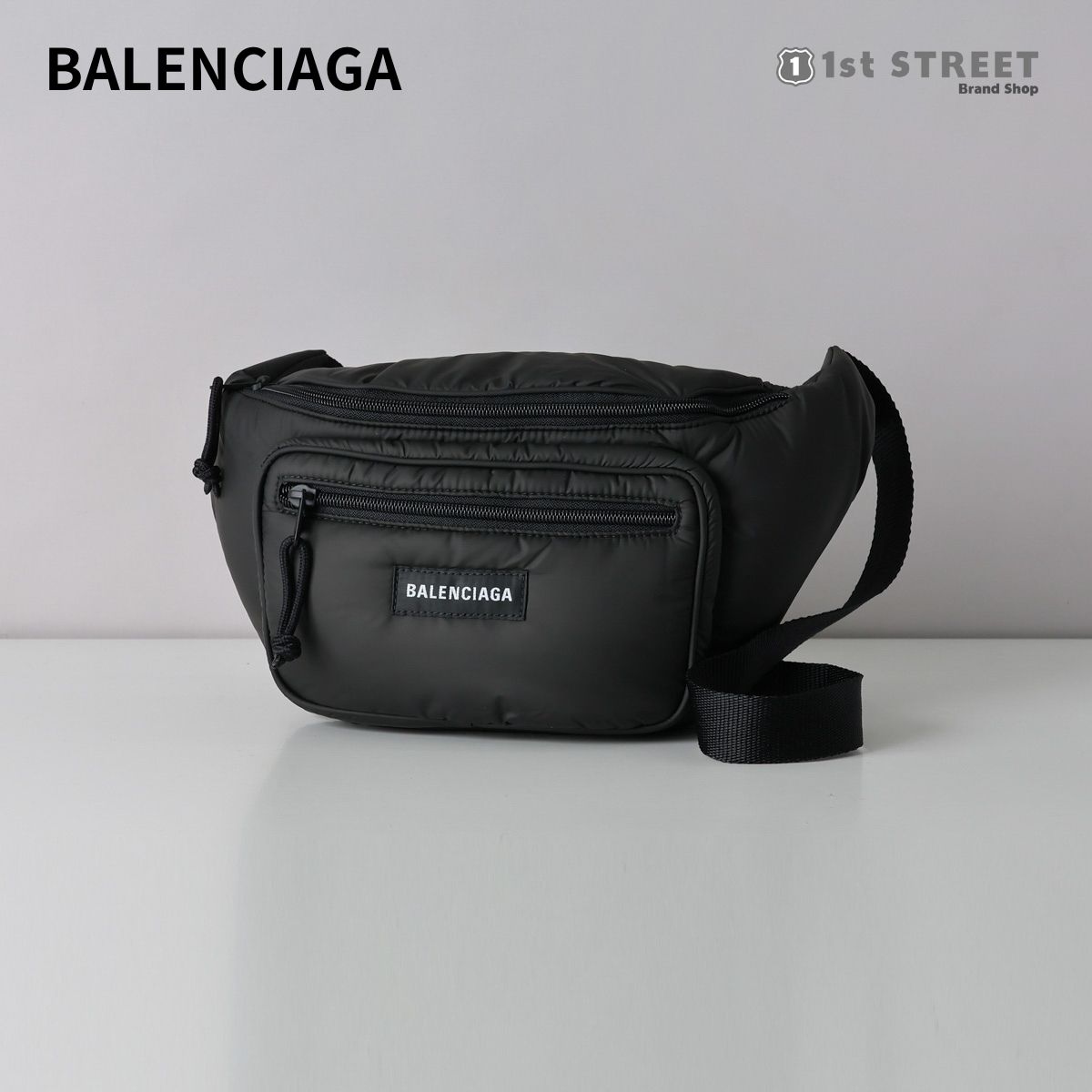 バレンシアガ バッグ レディース（売れ筋ランキング） バレンシアガ BALENCIAGA ボディバッグ ブラック エクスプローラー ウエストバッグ ウエストポーチ ベルトバッグ ショルダー 人気 482389 EXPLORER BELTPACK 2AAMA 1000 BLACK ユニセックス レディース メンズ