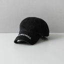 バレンシアガ BALENCIAGA キャップ ブラック 帽子 ブランドロゴ ベースボールキャップ 人気 おしゃれ 745132 HAT LOGO VISOR CAP 410B2 1077 BLACK WHITE ユニセックス メンズ レディース