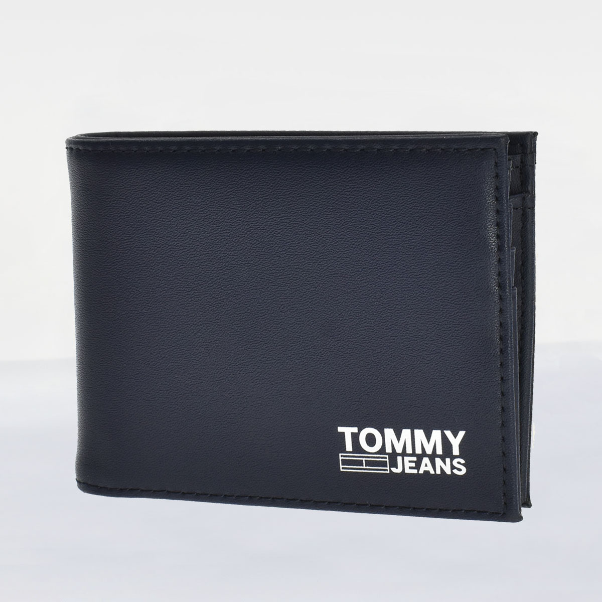 トミーヒルフィガー TOMMY HILFIGER 2つ折財布 二つ折り財布 ミニ財布 メンズ ロゴ ネイビー AM0AM07603 TJM CAMPUS CC WALLET AND COIN C87 TWILIGHT NAVY