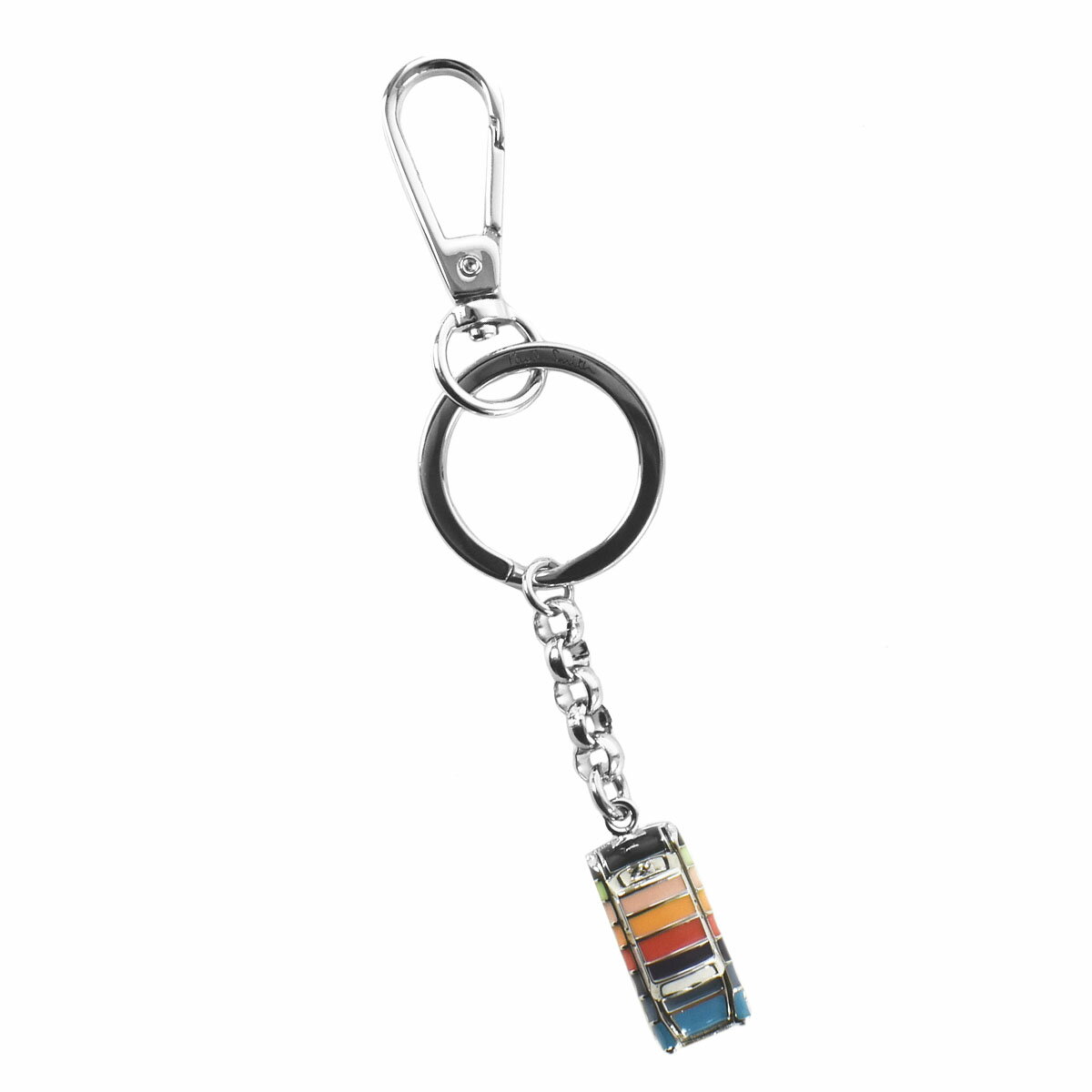 ポールスミス PAUL SMITH キーリング キーホルダー メンズ ギフト マルチカラー M1AKEYR AMINIC 97 MEN KEYRING MINI CYCLIST STRIPEのサムネイル