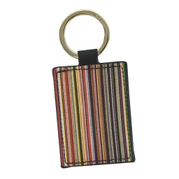 ポールスミス ポールスミス PAUL SMITH キーリング キーホルダー メンズ マルチストライプ ギフト ブラック M1A4780 79 BMULTI MEN KEYRING INTMUL