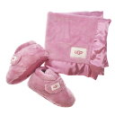 出産祝いギフト 【5/10限定！2人に1人が当選★エントリーで最大100％ポイントバック】アグ UGG ベビーギフト ビックスビー ブーツ シューズ ブランケット 面ファスナー 洗える キッズ ピンク BUBBLEGUM 11.0cm 12.5cm 10948231 I BIXBEE AND LOVEY