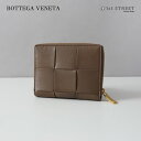 ボッテガヴェネタ 財布（レディース） ボッテガヴェネタ BOTTEGA VENETA 2つ折財布 ブラウン イントレチャート レザー 本革 高級 人気 おしゃれ 750252 WALETT VCQC 12560 PORTAFOLGI TAUPE GRAY ユニセックス メンズ レディース